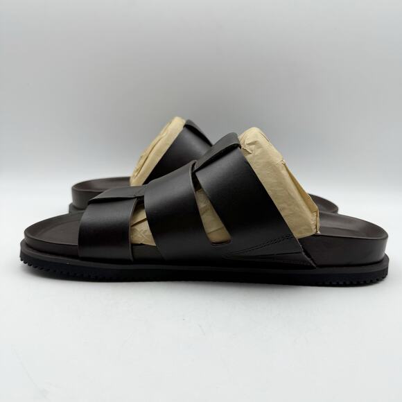 Allen Edmonds Mens Davis Sandals US 9 EU 43 Dark Brown Leather Fisherman NIB